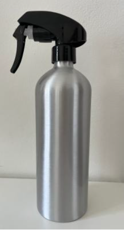 Vaporisateur Aluminium 500ml avec bouchon diffuseur